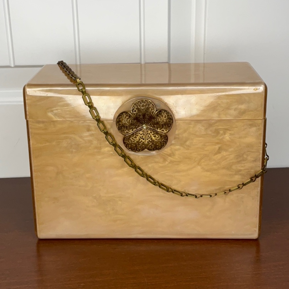 Vintage 1950’s Wilardy Lucite Purse